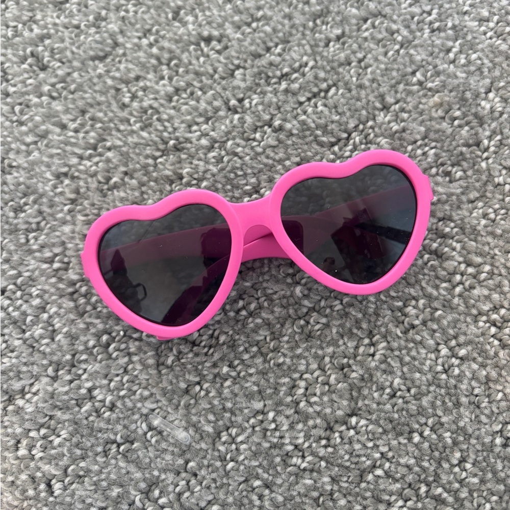 Babiators Pink Heart-Shaped Kids Sunglasses